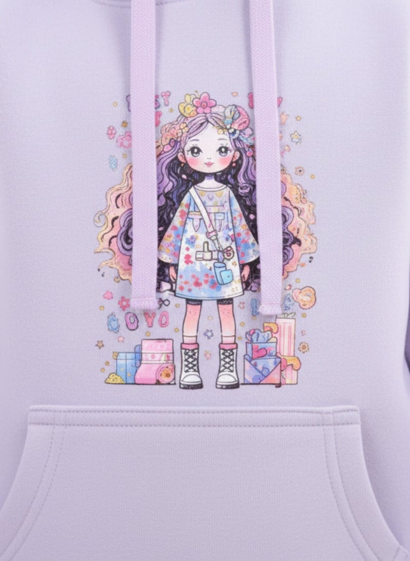 Purple Dreamy Doll Sweatshirt - Image 3